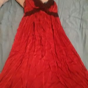 Beautiful Vibrant Red Zara Dress